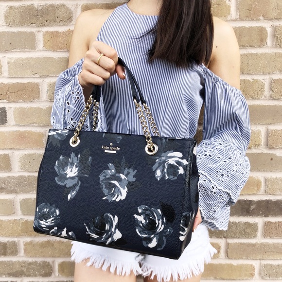 Kate spade meena Satchel Crossbody Rose Floral - Picture 3 of 8